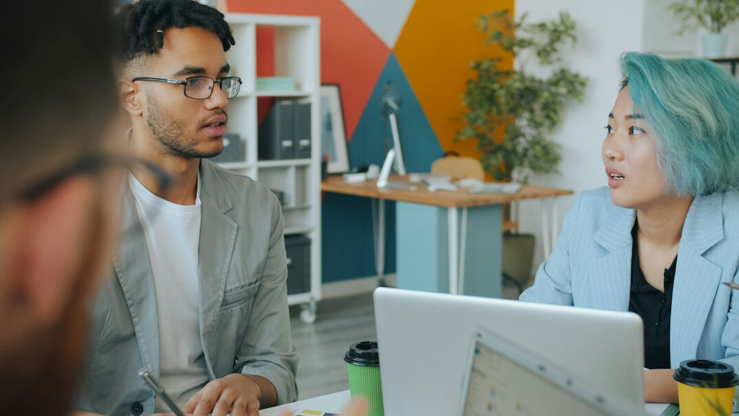 diverse corporate team
